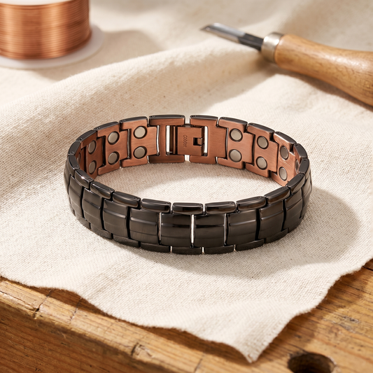 Vera's Ochre Men's Copper Bracelet