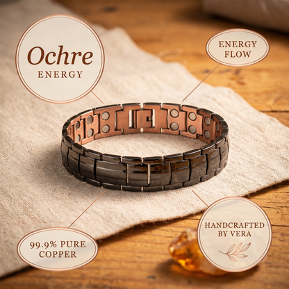 Vera's Ochre Men's Copper Bracelet